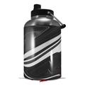 Skin Decal Wrap for 2017 RTIC One Gallon Jug Black Marble (Jug NOT INCLUDED) by WraptorSkinz