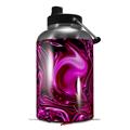 Skin Decal Wrap compatible with 2017 RTIC One Gallon Jug Liquid Metal Chrome Hot Pink Fuchsia (Jug NOT INCLUDED) by WraptorSkinz