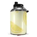 Skin Decal Wrap compatible with 2017 RTIC One Gallon Jug Lemons Yellow (Jug NOT INCLUDED) by WraptorSkinz