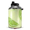 Skin Decal Wrap compatible with 2017 RTIC One Gallon Jug Limes Yellow (Jug NOT INCLUDED) by WraptorSkinz