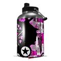 Skin Decal Wrap for 2017 RTIC One Gallon Jug Pink Star Splatter (Jug NOT INCLUDED) by WraptorSkinz