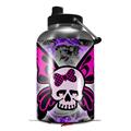 Skin Decal Wrap for 2017 RTIC One Gallon Jug Butterfly Skull (Jug NOT INCLUDED) by WraptorSkinz
