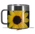Skin Decal Wrap for Yeti Coffee Mug 14oz Yellow Daisy - 14 oz CUP NOT INCLUDED by WraptorSkinz