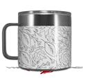 Skin Decal Wrap for Yeti Coffee Mug 14oz Fall Black On White - 14 oz CUP NOT INCLUDED by WraptorSkinz