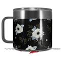 Skin Decal Wrap for Yeti Coffee Mug 14oz Poppy Dark - 14 oz CUP NOT INCLUDED by WraptorSkinz