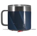 Skin Decal Wrap for Yeti Coffee Mug 14oz VintageID 25 Blue - 14 oz CUP NOT INCLUDED by WraptorSkinz