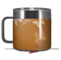 Skin Decal Wrap for Yeti Coffee Mug 14oz Bokeh Butterflies Orange - 14 oz CUP NOT INCLUDED by WraptorSkinz