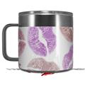Skin Decal Wrap for Yeti Coffee Mug 14oz Pink Purple Lips - 14 oz CUP NOT INCLUDED by WraptorSkinz