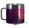 Skin Decal Wrap for Yeti Coffee Mug 14oz Synth Beach - 14 oz CUP NOT INCLUDED by WraptorSkinz