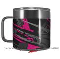 Skin Decal Wrap for Yeti Coffee Mug 14oz Baja 0014 Hot Pink - 14 oz CUP NOT INCLUDED by WraptorSkinz
