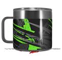 Skin Decal Wrap for Yeti Coffee Mug 14oz Baja 0014 Neon Green - 14 oz CUP NOT INCLUDED by WraptorSkinz