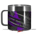 Skin Decal Wrap for Yeti Coffee Mug 14oz Baja 0014 Purple - 14 oz CUP NOT INCLUDED by WraptorSkinz