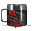 Skin Decal Wrap for Yeti Coffee Mug 14oz Baja 0014 Red - 14 oz CUP NOT INCLUDED by WraptorSkinz