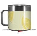 Skin Decal Wrap compatible with Yeti Coffee Mug 14oz Lemons Yellow - 14 oz CUP NOT INCLUDED by WraptorSkinz