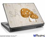 Laptop Skin (Small) - Mushrooms Orange