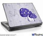 Laptop Skin (Small) - Mushrooms Purple