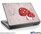 Laptop Skin (Small) - Mushrooms Red
