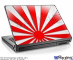 Laptop Skin (Small) - Rising Sun Japanese Red
