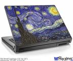 Laptop Skin (Small) - Vincent Van Gogh Starry Night