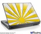 Laptop Skin (Small) - Rising Sun Japanese Yellow