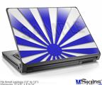 Laptop Skin (Small) - Rising Sun Japanese Blue