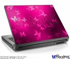 Laptop Skin (Small) - Bokeh Butterflies Hot Pink