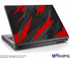 Laptop Skin (Small) - Jagged Camo Red