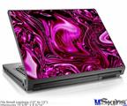 Laptop Skin (Small) - Liquid Metal Chrome Hot Pink Fuchsia