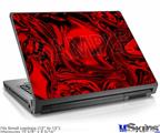 Laptop Skin (Small) - Liquid Metal Chrome Red