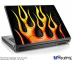 Laptop Skin (Small) - Metal Flames