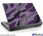 Laptop Skin (Small) - Camouflage Purple