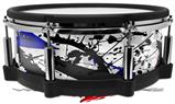 Skin Wrap works with Roland vDrum Shell PD-140DS Drum Baja 0018 Blue Royal (DRUM NOT INCLUDED)