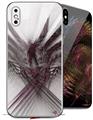 2 Decal style Skin Wraps set for Apple iPhone X and XS Bird Of Prey