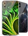 2 Decal style Skin Wraps set for Apple iPhone X and XS Broccoli