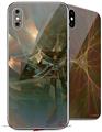 2 Decal style Skin Wraps set for Apple iPhone X and XS Adventurer