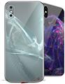 2 Decal style Skin Wraps set for Apple iPhone X and XS Effortless