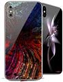 2 Decal style Skin Wraps set for Apple iPhone X and XS Architectural