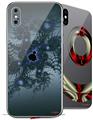 2 Decal style Skin Wraps set for Apple iPhone X and XS Eclipse