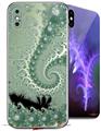 2 Decal style Skin Wraps set for Apple iPhone X and XS Foam