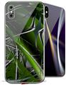 2 Decal style Skin Wraps set for Apple iPhone X and XS Haphazard Connectivity