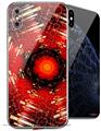 2 Decal style Skin Wraps set for Apple iPhone X and XS Eights Straight