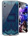 2 Decal style Skin Wraps set for Apple iPhone X and XS ArcticArt