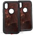 2x Decal style Skin Wrap Set compatible with Otterbox Defender iPhone X and Xs Case - Tangled Web (CASE NOT INCLUDED)