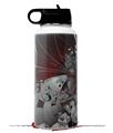 Skin Wrap Decal compatible with Hydro Flask Wide Mouth Bottle 32oz Ultra Fractal (BOTTLE NOT INCLUDED)