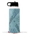 Skin Wrap Decal compatible with Hydro Flask Wide Mouth Bottle 32oz Sea Blue (BOTTLE NOT INCLUDED)
