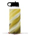 Skin Wrap Decal compatible with Hydro Flask Wide Mouth Bottle 32oz Paint Blend Yellow (BOTTLE NOT INCLUDED)