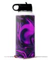 Skin Wrap Decal compatible with Hydro Flask Wide Mouth Bottle 32oz Liquid Metal Chrome Purple (BOTTLE NOT INCLUDED)