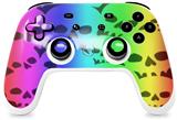 Skin Decal Wrap works with Original Google Stadia Controller Rainbow Skull Collection Skin Only CONTROLLER NOT INCLUDED