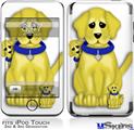 iPod Touch 2G & 3G Skin - Puppy Dogs on White