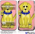 iPod Touch 2G & 3G Skin - Puppy Dogs on Pink